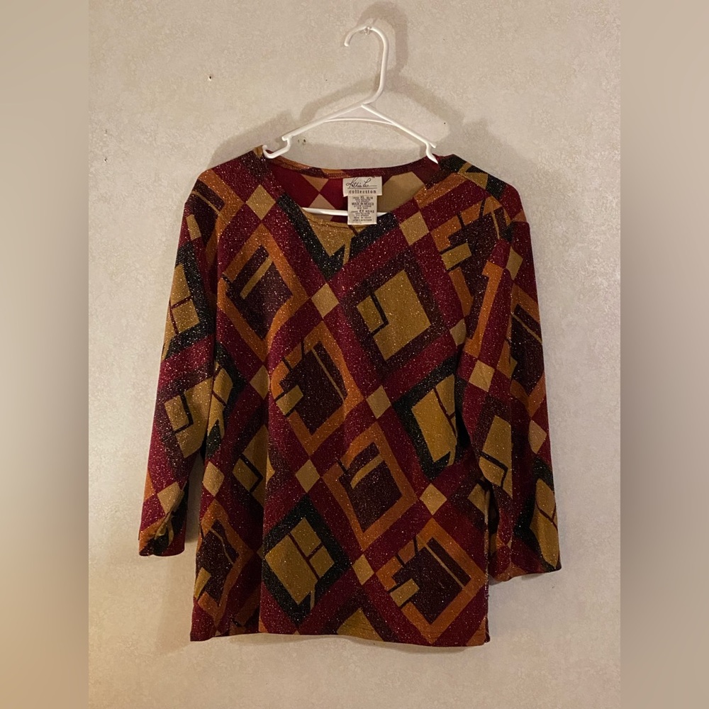 Sparkly and colorful top!